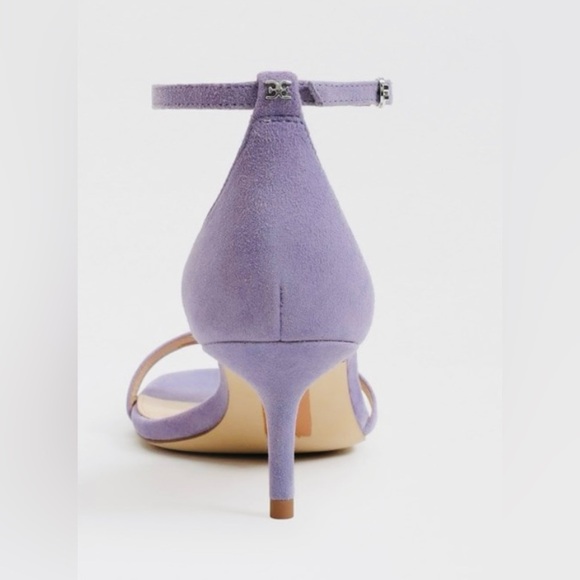 Circus by Sam Edelman Peonie kitten heels, Lavender Ankle Strap Heels - Picture 5 of 7